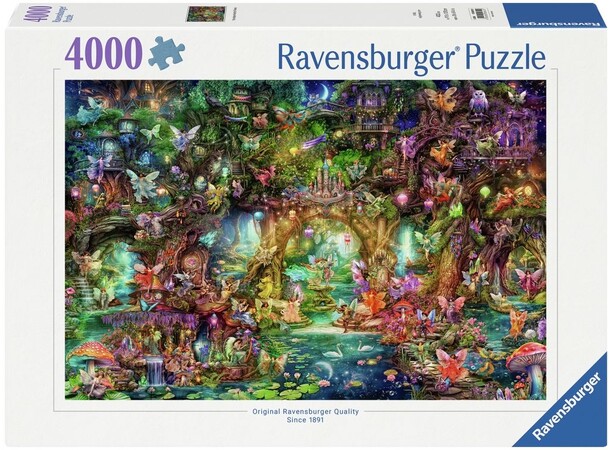 The Hidden World of Fairies 4000 bitar Pussel - Ravensburger Puzzle 