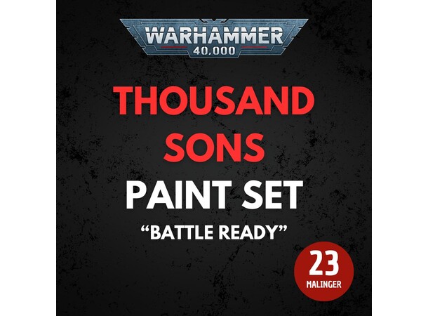 Thousand Sons Paint Set Warhammer 40K - Battle Ready 