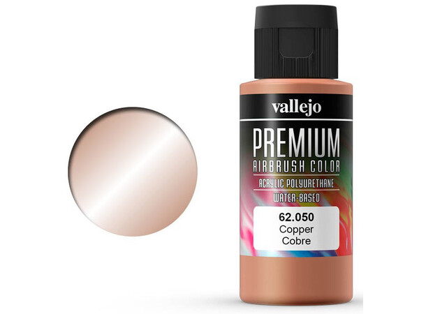 Vallejo Premium Copper 60ml Premium Airbrush Color 