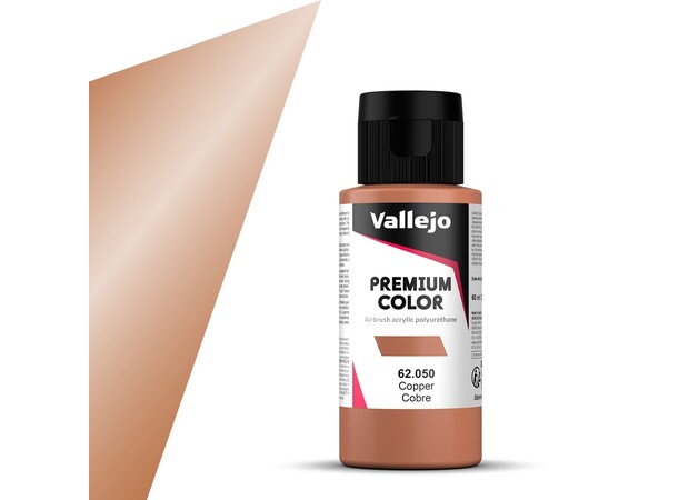 Vallejo Premium Copper 60ml Premium Airbrush Color 