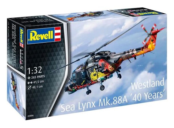 Westland Sea Lynx Mk.88A 40 Years Revell 1:32 Byggsats 