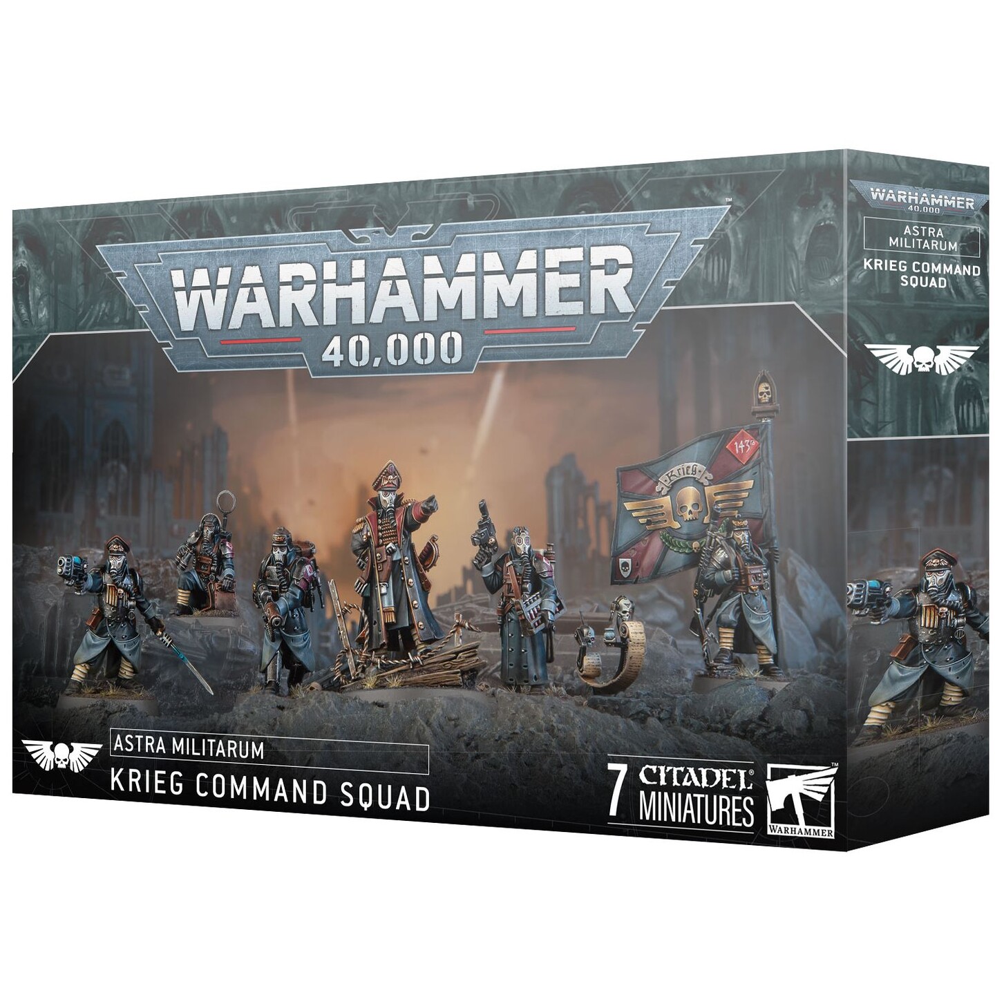 Astra Militarum Krieg Command Squad Warhammer 40K