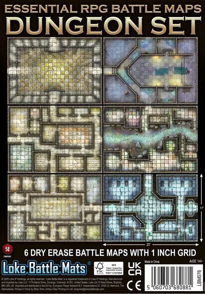 Essential RPG Battle Maps Dungeon Set