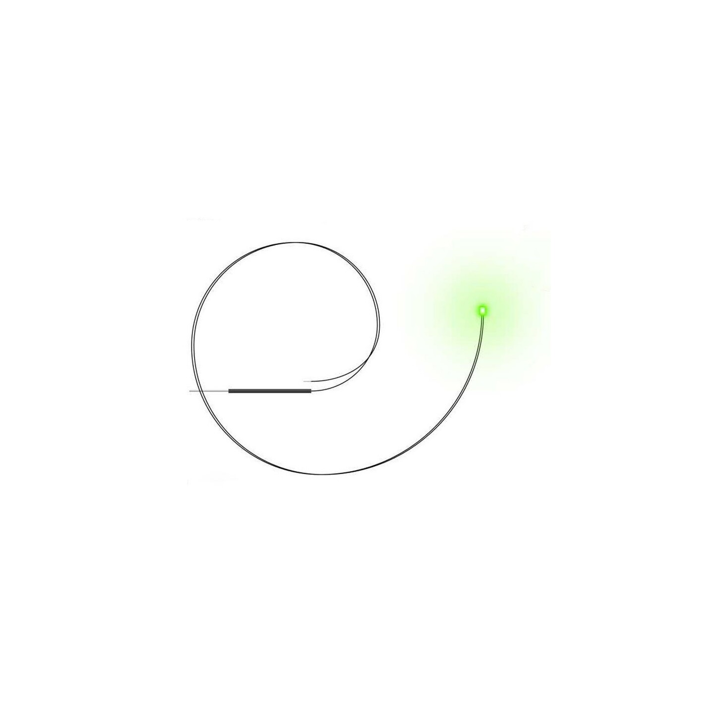 LED Light Green - 1mm (10 st) Green Stuff World