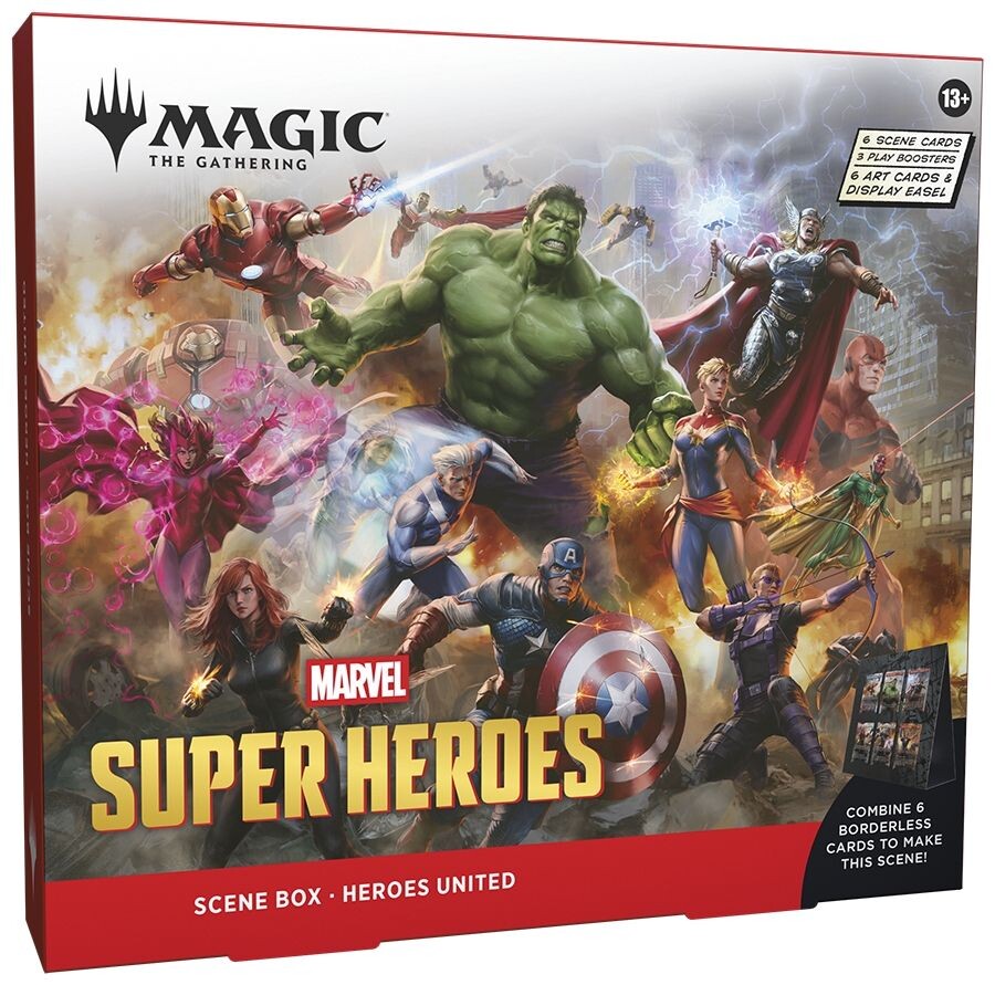 Magic Marvel Super Heroes Scene Box #1 Heroes United