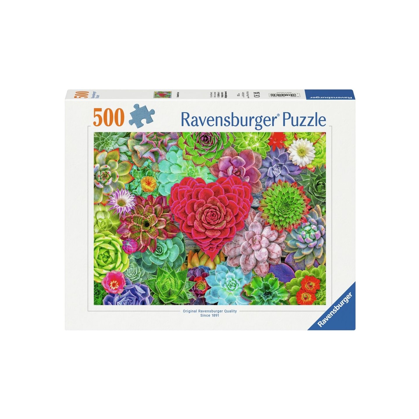 Succulent Love 500 bitar Pussel Ravensburger Puzzle