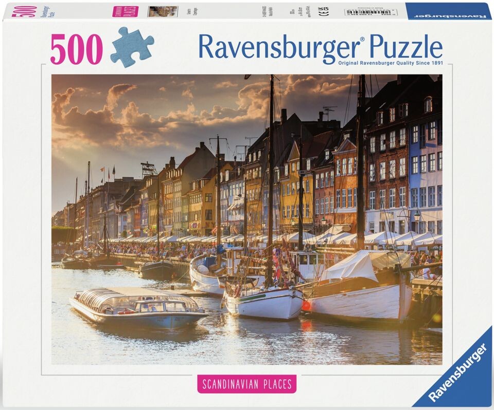 Sunset in Copenhagen 500 bitar Pussel - Ravensburger Puzzle