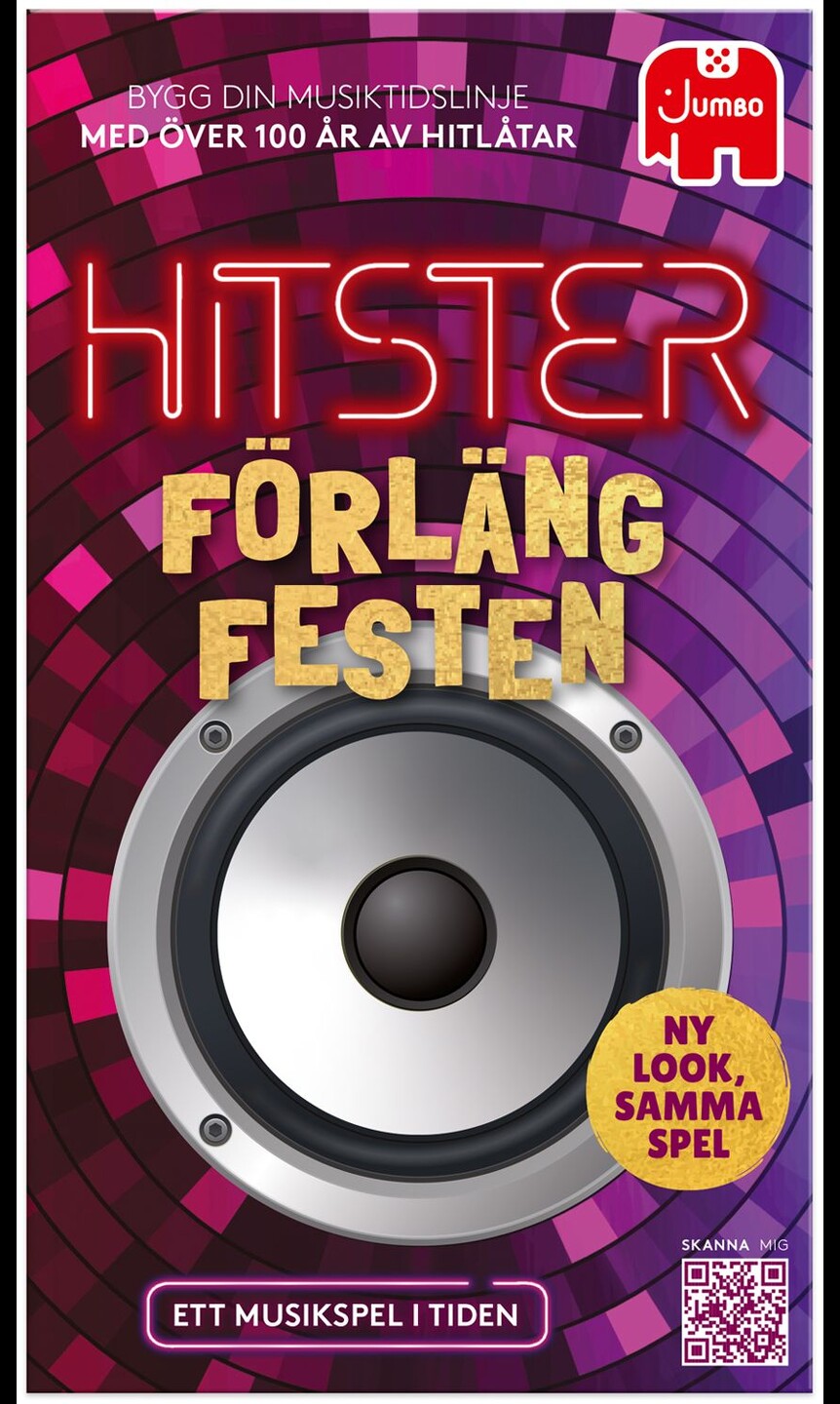 Hitster Förläng Festen Partyspel Svensk utgåva