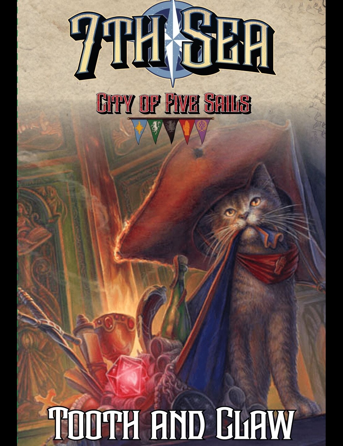 7th Sea City of Five Sails Tooth & Claw Expansion 7th Sea City of Five Sails