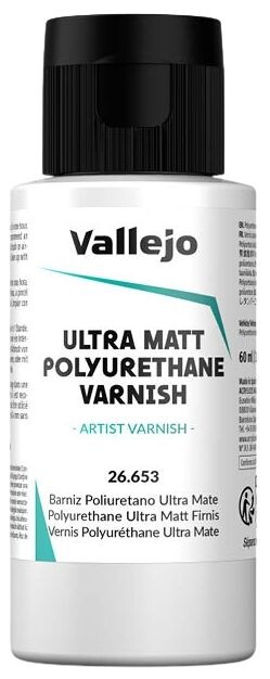 Vallejo Ultra Matt Poly Varnish 60ml Polyurethan