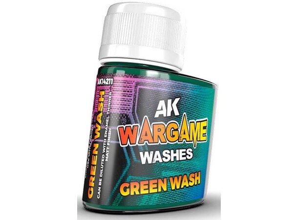 AK Wargame Wash Green Wash 35ml 
