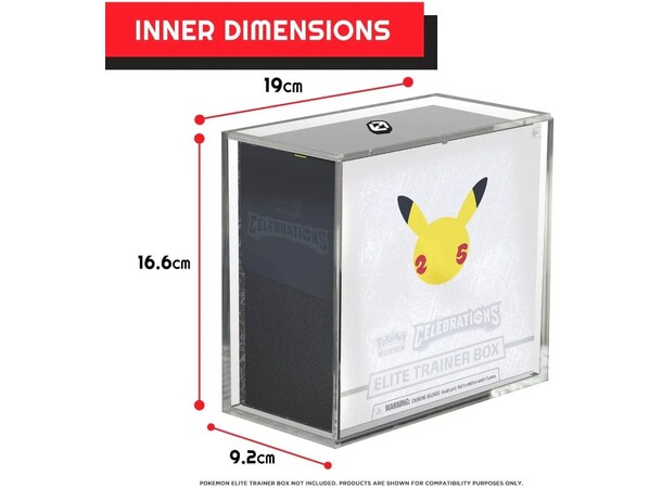Acrylic Case Booster Box/ETB v2 Evoretro 