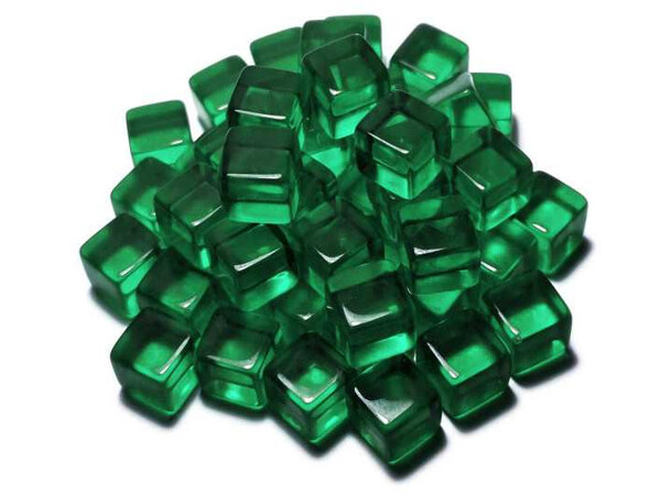 Acrylic Cube Tokens - Green Green Stuff World 