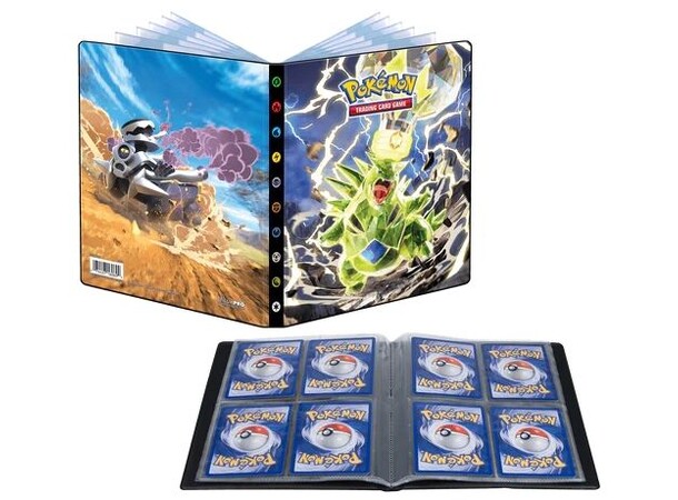 Album Pokemon 4 Pocket Tyranitar/Revavro Ultra Pro Portfolio - Plats för 80 kort 