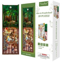 Book Nook Alice in Wonderland Tonecheer 3D Puzzle