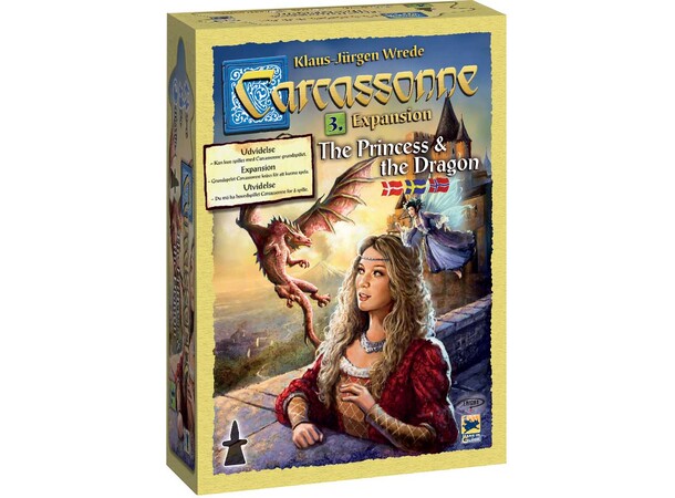 Carcassonne 3 The Princess & Dragon Exp Expansion till Carcassonne 