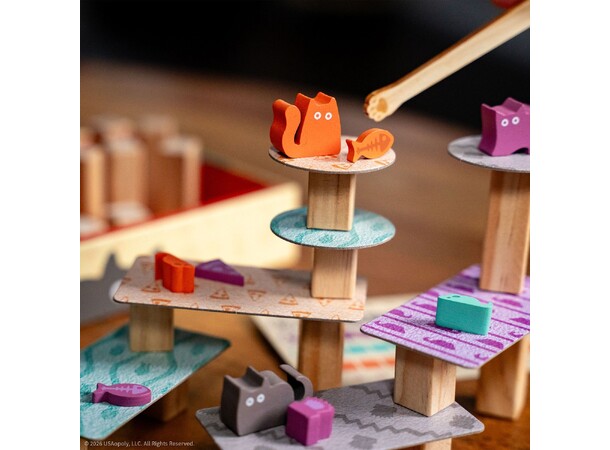 Cats Knocking Things Off Ledges Brädspel 