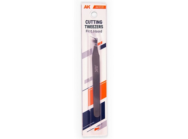 Cutting Tweezers Flat Head AK Interactive 