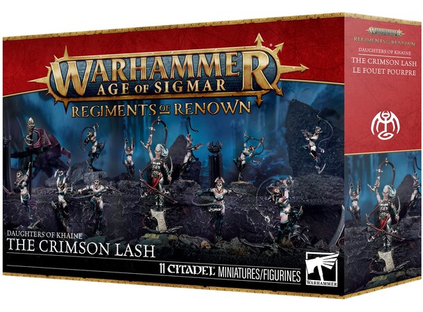 Daughters of Khaine The Crimson Lash Regiment of Renown - Age of Sigmar 