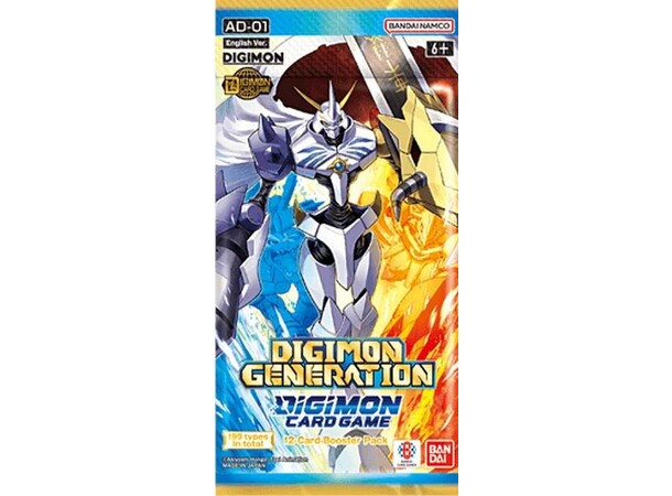 Digimon TCG Digimon Generation Booster Digimon Card Game - AD-01 