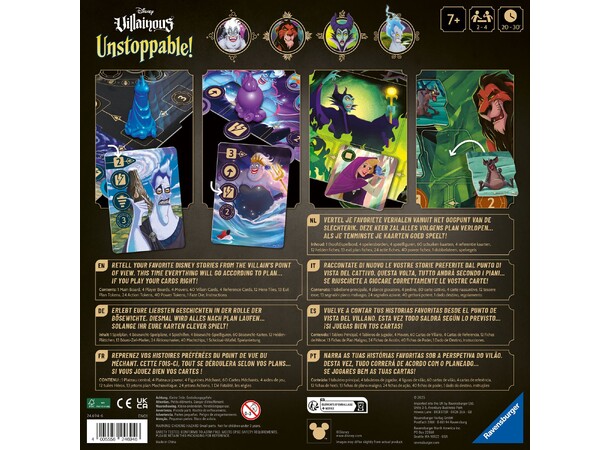 Disney Villainous Unstoppable Brädspel 