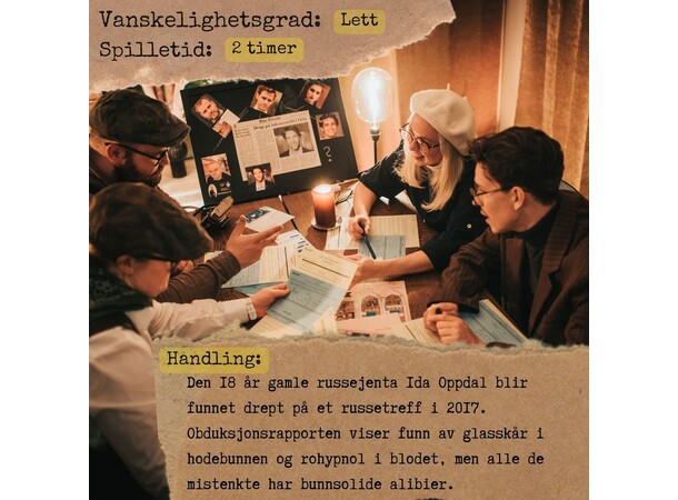 Drapet på Russetreffet - NORSK Detective for a Day 