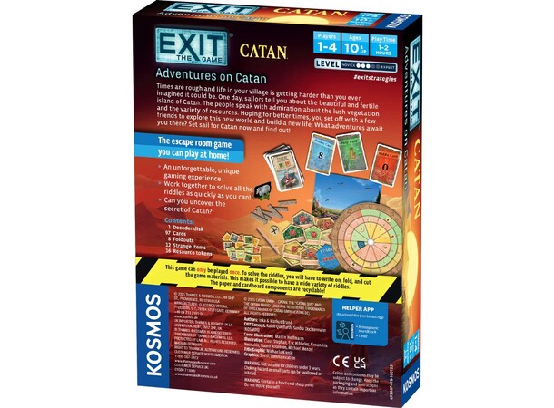 EXIT Adventures on Catan Kortspel 