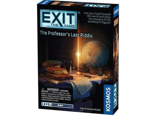 EXIT The Professors Last Riddle Brädspel 