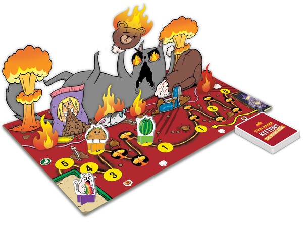 Exploding Kittens Board Game Brädspel Svensk utgåva 