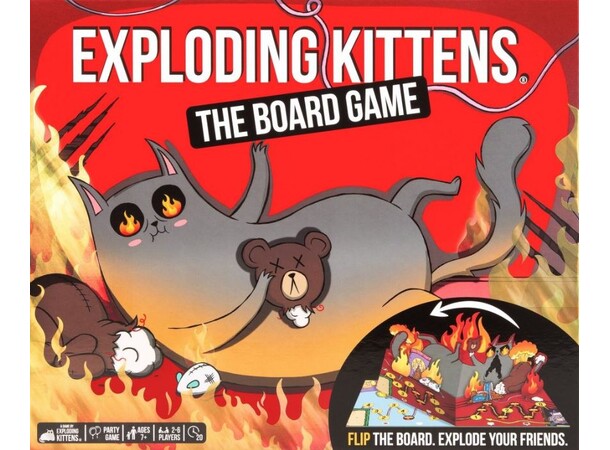 Exploding Kittens Board Game Brädspel Svensk utgåva 