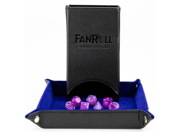 Fold Up Dice Tower - Svart Fanroll 