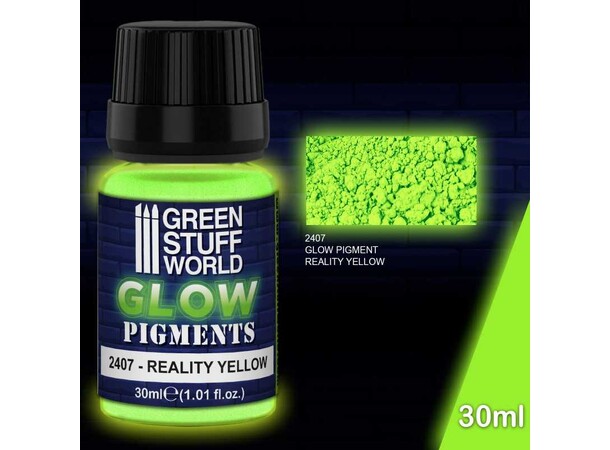 Glow Pigments - Reality Yellow Green Stuff World 