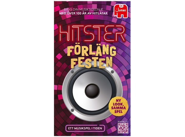 Hitster Förläng Festen Partyspel Svensk utgåva 