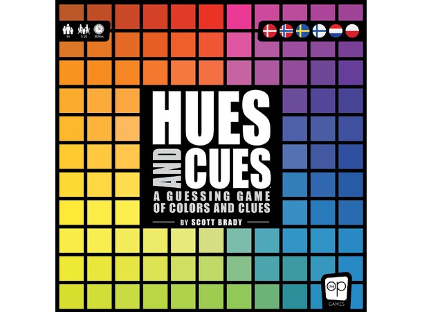 Hues and Cues Brädspel - Svensk Svensk utgåva 