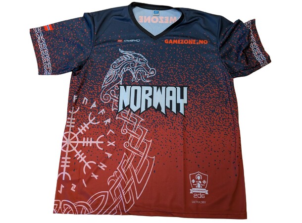 Landslagsdräkt Warhammer Norge 2026 L Storlek 8, V-Krage, Regular Fit 