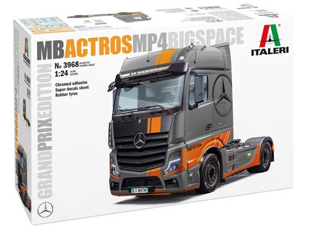 Mercedes-Benz Actros MP4 Big Space GP Ed Italeri 1:24 Byggsats 