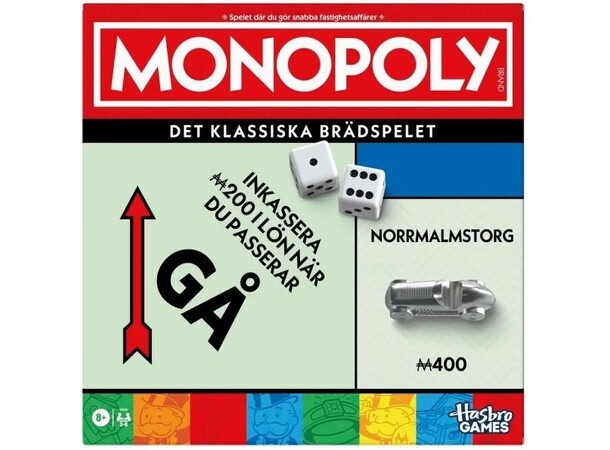 Monopoly Brädspel - Svensk 2025 Utgåva 