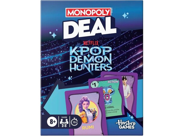 Monopoly Deal KPOP Demon Hunters - NORSK 