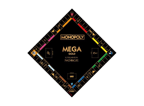 Monopoly Mega Gold Edition - NORSK 