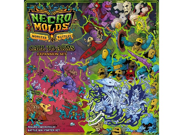 Necromolds Monster Battles Call To Arms Expansion til lNecromolds Monster Battle 