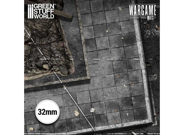 Neoprene Mat 44x60 Ground Zero District Green Stuff World - 114 x 155 cm 