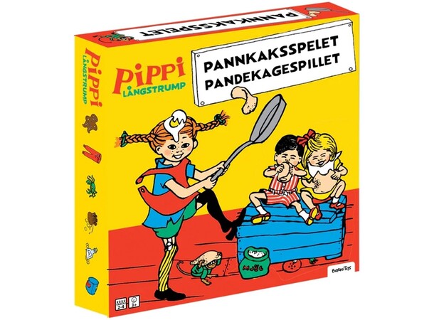 Pippi Långstrump Pannkaksspelet Brädspel Svensk utgåva 