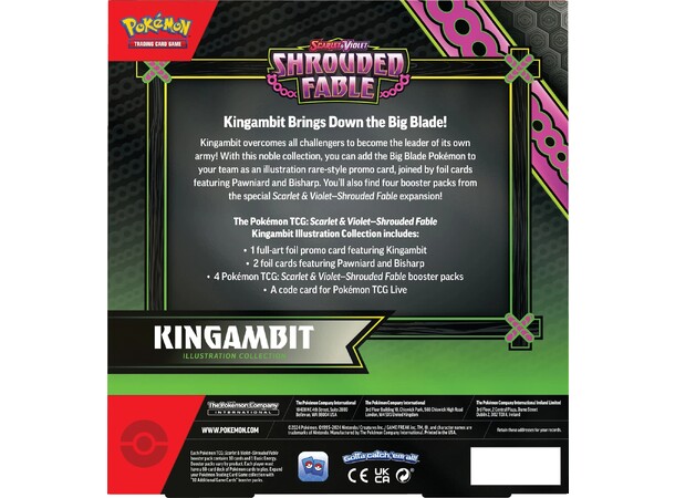 Pokemon Shrouded Fable Kingambit Coll Illustration Collection 