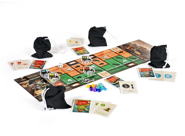 Postrånet Brädspel Den försvunna diamanten - Svensk utgåva 