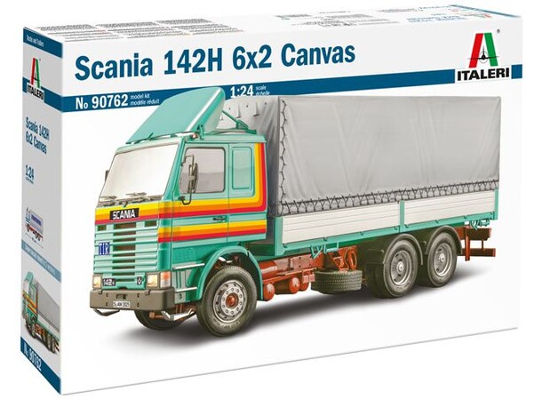 Scania 142H 6x2 Canvas Italeri 1:24 Byggsats 