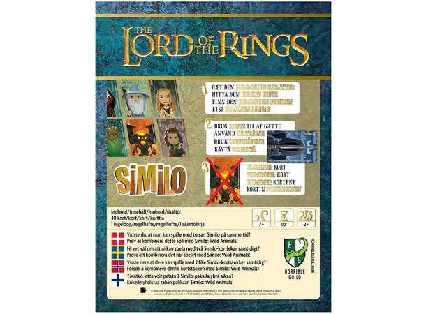 Similo Lord of the Rings Kortspel Svensk utgåva 