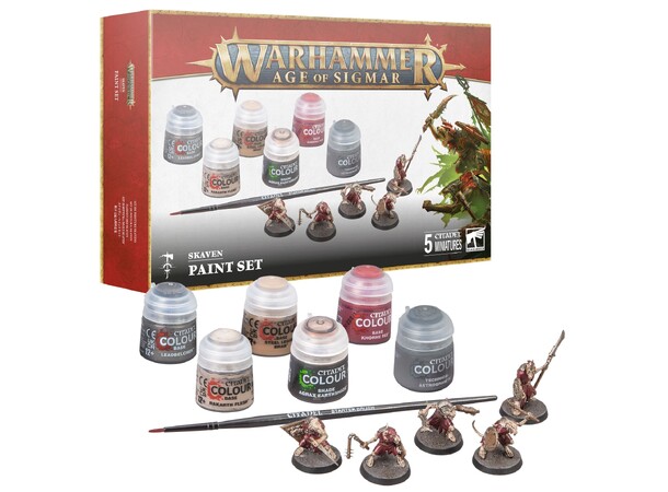 Skaven Paint Set Warhammer Age of Sigmar 