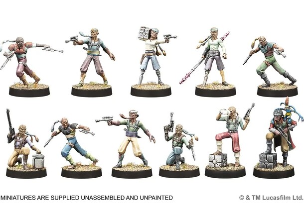 Star Wars Legion Hondo Ohnaka & Weequay Hondo Ohnaka and Weequay Pirates 