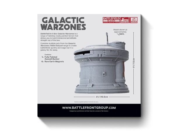 Terräng Rebel Outpost Assault Bunker Battlefield in a Box - Galactic Warzones 