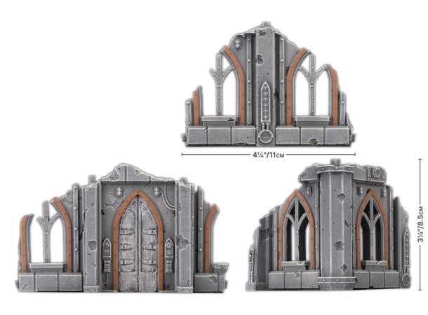 Terräng Warehouse Small Ruins Battlefield in a Box - Gothic Sector 